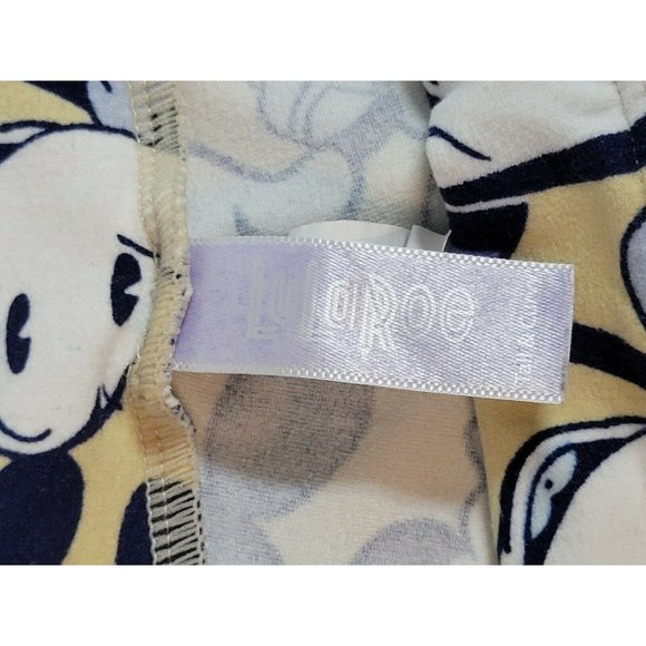 LuLaRoe Disney TC light Yellow Leggings w/ vintage Mickey Mouse unicorn - Picture 8 of 9